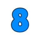 numero 8 icon