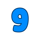 número 9 icon