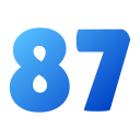 87 