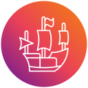 barco pirata icon