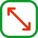 flecha diagonal icon