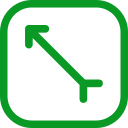 flecha diagonal icon