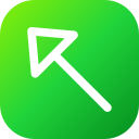 flecha diagonal icon