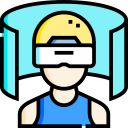 gimnasio de realidad virtual icon