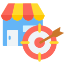 mercado objetivo icon