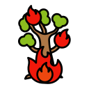 incendio forestal icon