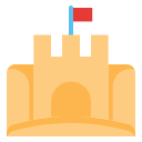 castillo de arena icon