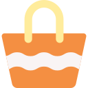 bolsa de playa icon