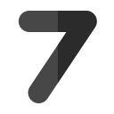 numero 7 icon