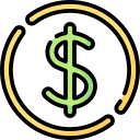 dólar de neón icon