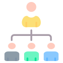 estructura de organización icon