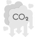 la contaminación del aire icon