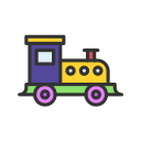 tren de juguete icon