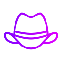 sombrero de vaquero icon