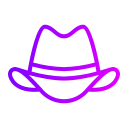 sombrero de vaquero icon