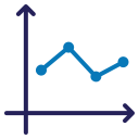 gráfico de líneas icon