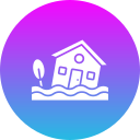 casa inundada icon