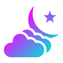 noche nublada icon