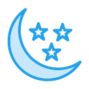 luna y estrellas icon