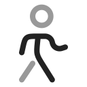Walking Icon - Walking Man Icon - Free Transparent PNG Download - PNGkey