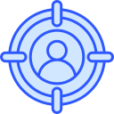 mercado objetivo icon