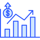 el crecimiento del mercado icon