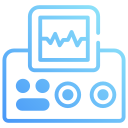 máquina de electrocardiograma