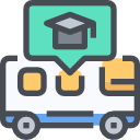 autobús escolar icon