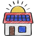 casa solar icon