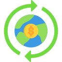 economía circular icon