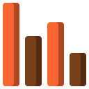 gráfico hacia abajo icon