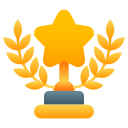 estrella del trofeo icon