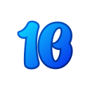 numero 10 icon