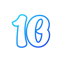 numero 10 icon