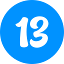 número 13 icon