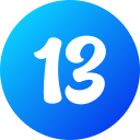 número 13