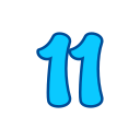 número 11 icon