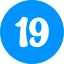 número 19 icon