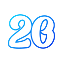 número 20 icon