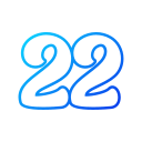 número 22 icon