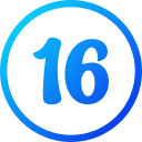 número 16 icon