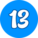 número 13 icon