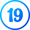 número 19 icon