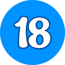 número 18 icon