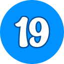 número 19 icon