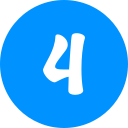 número 4 icon