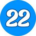 número 22 icon