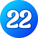 número 22