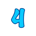 número 4 icon