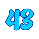 43